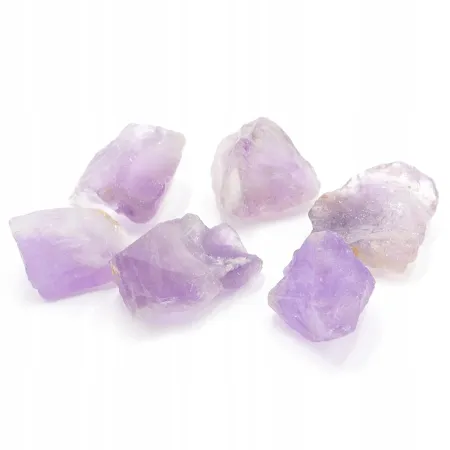 AMETYST naturalny surowy kamień czakra korony kryształ Brazylia 20-30g 1szt