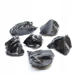 Obsydian naturalny surowa bryłka 10g-15g Meksyk S