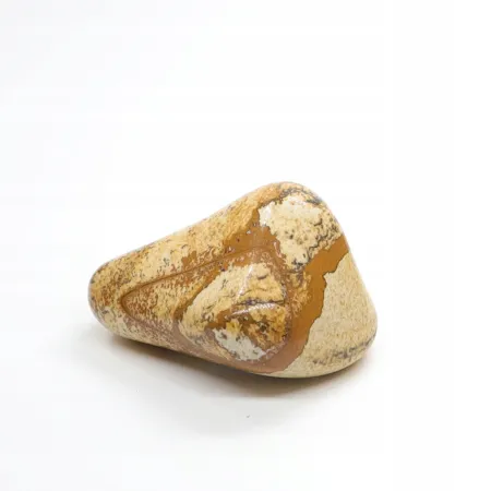 Jaspis obrazkowy naturalny otoczak duży szlifowany polerowany 1szt