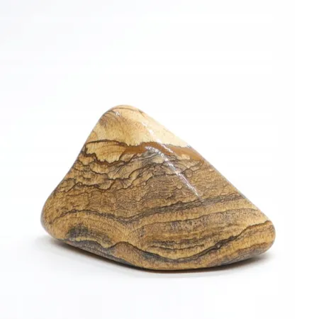 Jaspis obrazkowy naturalny otoczak duży szlifowany polerowany 1szt