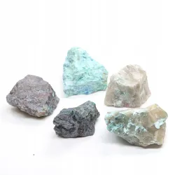 CHRYZOKOLA naturalny surowy kamień czakry L 1szt.