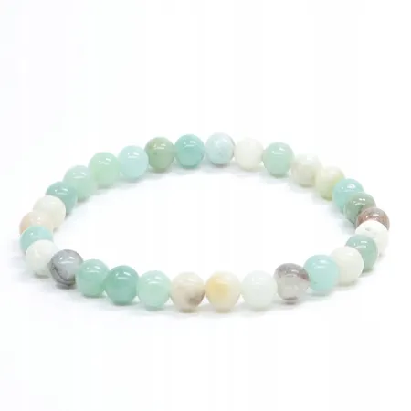 Bransoletka Amazonit Chiny: Kamień naturalny kulka o rozmiarze 6mm