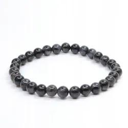 Bransoletka z Astrofilytu: Kamień naturalny kulka o rozmiarze 6mm