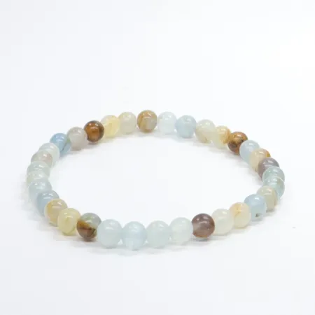 Bransoletka Kalcyt: Kamień naturalny kulka o rozmiarze 6mm