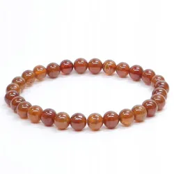 Bransoletka Granat kamień naturalny kulka 6mm