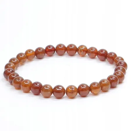 Bransoletka Granat kamień naturalny kulka 6mm