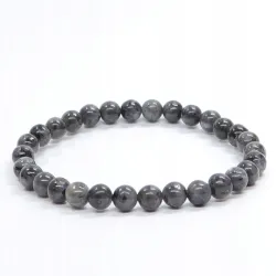 Bransoletka Labradoryt: Kamień naturalny kulka o rozmiarze 6mm