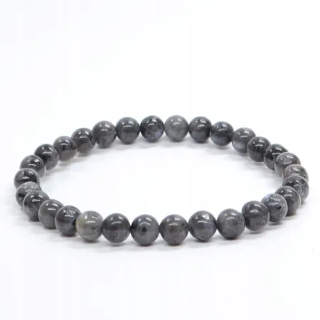 Bransoletka Labradoryt: Kamień naturalny kulka o rozmiarze 6mm