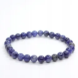 Bransoletka Sodalit: Kamień naturalny kulka o rozmiarze 6mm