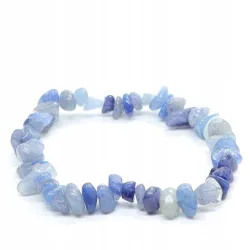 Bransoletka Awenturyn niebieski drobny chips