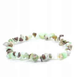 Bransoletka Chryzopraz drobny chips