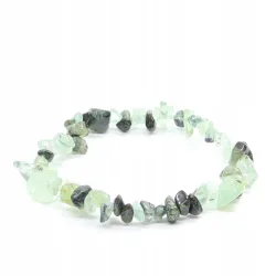 Bransoletka Prehnit drobny chips