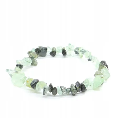Bransoletka Prehnit drobny chips
