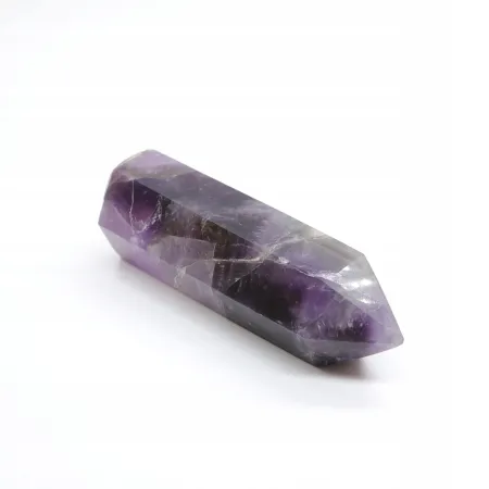 Wieża Ametyst polerowany kryształ obelisk z kamienia naturalnego 8,2cm 82g