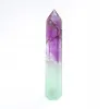 Fluoryt tęczowy wieża polerowany obelisk z kamienia naturalnego 1szt