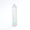 Fluoryt tęczowy wieża polerowany obelisk z kamienia naturalnego 1szt