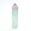 Fluoryt tęczowy wieża polerowany obelisk z kamienia naturalnego 1szt