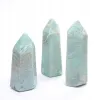 Amazonit wieża polerowany obelisk z kamienia naturalnego 1szt