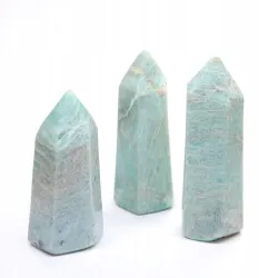 Amazonit wieża polerowany obelisk z kamienia naturalnego 1szt