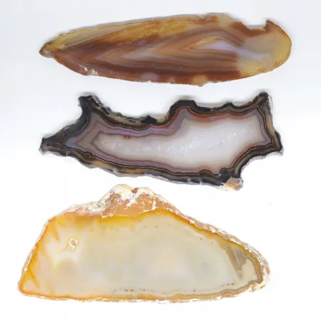 Agat naturalny plaster polerowany podłużny XL 1szt. dł. 10-13 szer. 3-5,5cm