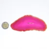Agat różowy plaster polerowany JUMBO 1 szt. dł. 10,2-13,9 szer. 5-6,1cm