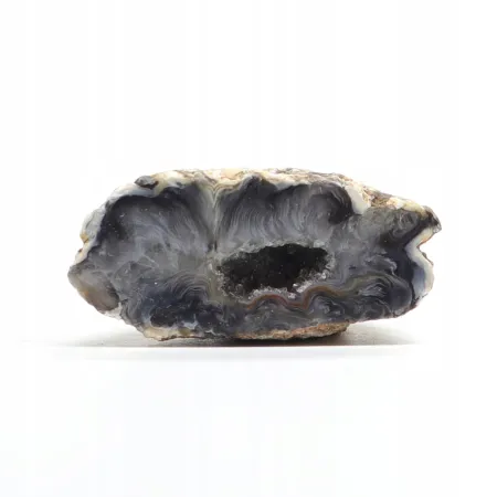 Agat feather agate geoda cięta średnia kryształ naturalny 20gr 1szt