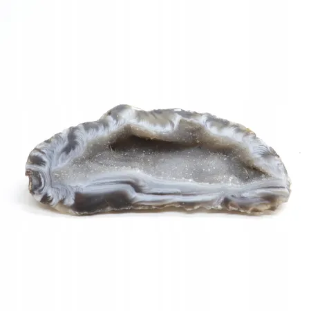 Agat feather agate geoda cięta kryształ naturalny 30gr 1szt
