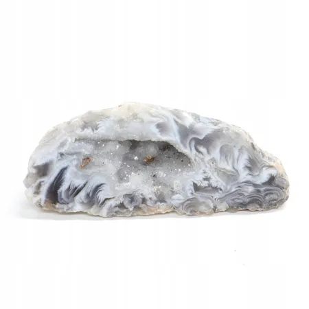Agat feather agate geoda cięta kryształ naturalny 30gr 1szt