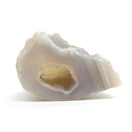 Agat feather agate geoda cięta kryształ naturalny 30gr 1szt