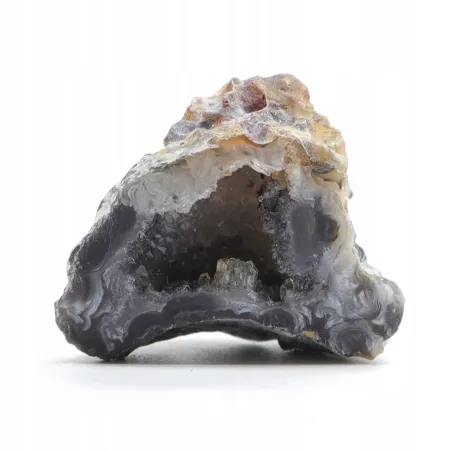 Agat feather agate geoda cięta kryształ naturalny 30gr 1szt