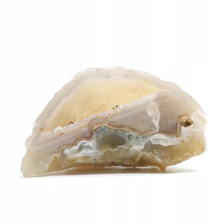 Agat feather agate geoda cięta kryształ naturalny 30gr 1szt