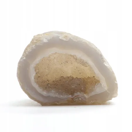 Agat feather agate geoda cięta kryształ naturalny 30gr 1szt