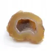 Agat feather agate geoda cięta kryształ naturalny 50gr 1szt