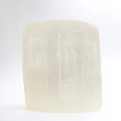 Świecznik kamień naturalny selenit świeczka tealight