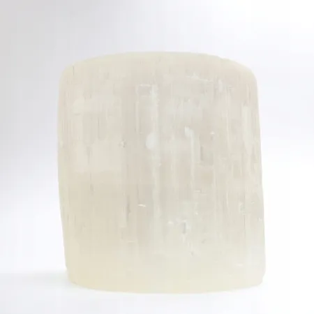 Świecznik kamień naturalny selenit świeczka tealight