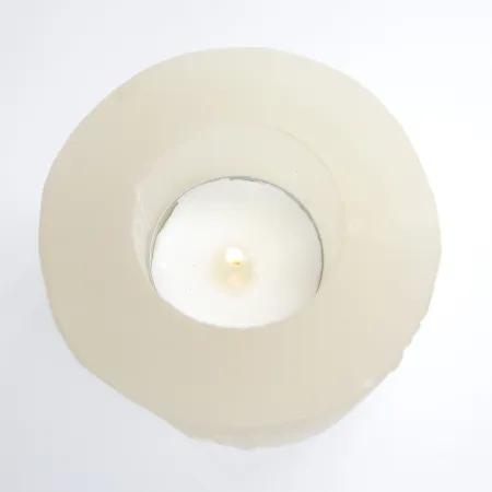 Świecznik kamień naturalny selenit świeczka tealight
