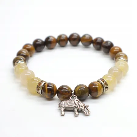 Bransoletka tygrysie oko, cytryn-słoń