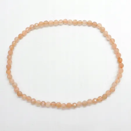 Bransoletka kamień słoneczny faset 3mm