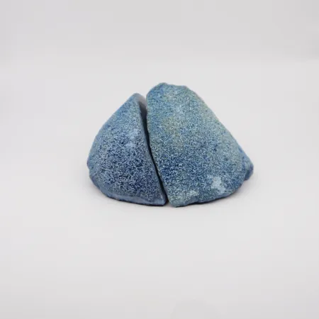 Niebieski agat buła naturalna barwiona surowa polerowana 200g-300g 1połówka