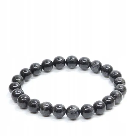 Bransoletka Astrofilit: Naturalny kamień, 8mm kulka wyraz elegancji
