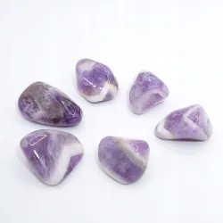 Ametyst Malawi otoczak kamień czakry naturalny M 1 szt.
