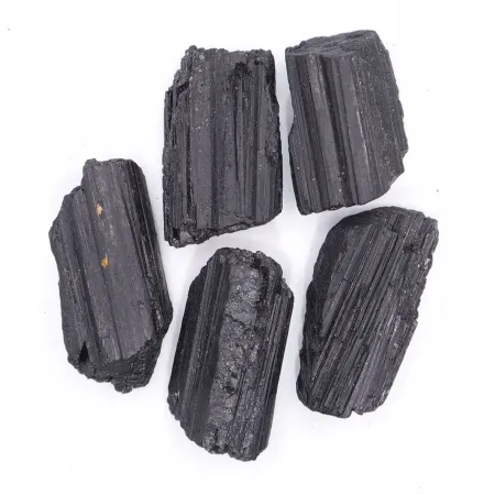Turmalin Czarny naturalny surowy Szerl bryłka 3-4cm dobra jakość rozmiar L