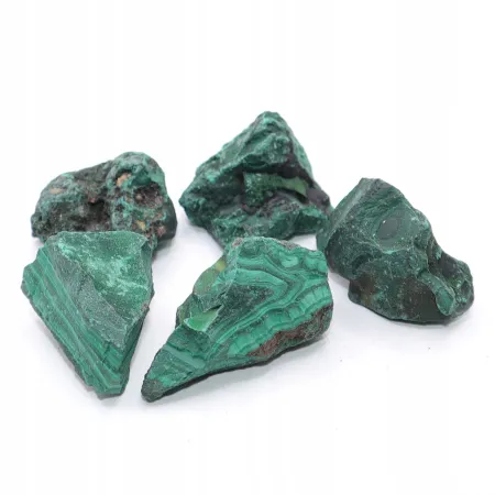 Malachit naturalny surowy bryłka 3-4cm rozmiar L kamień czakry 1szt