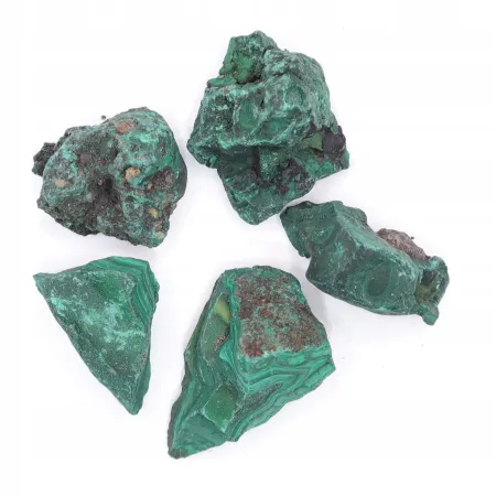 Malachit naturalny surowy bryłka 3-4cm rozmiar L kamień czakry 1szt