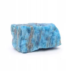 Apatyt Niebieski naturalny surowy bryłka 3-4cm rozmiar L kamień czakry 1szt