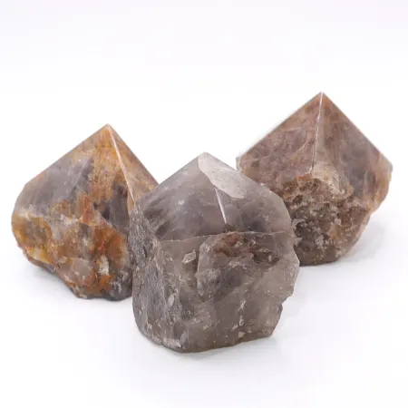 Kwarc Dymny szpic naturalny Polerowany 150g-200g kamień minerał okaz 1szt