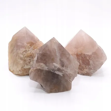 Kwarc Dymny szpic naturalny Polerowany 200g-300g kamień minerał okaz 1szt