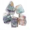 Fluoryt Tęczowy Indie naturalny surowy bryłka 3-4cm dobra jakość rozmiar L