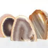 Naturalny agat buła surowa stojąca ozdobna polerowana 100g-200g 1szt geoda